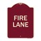 Signmission Fire Lane Supplementary Heavy-Gauge Aluminum Architectural Sign, 24" x 18", BU-1824-23991 A-DES-BU-1824-23991 - alternate 1